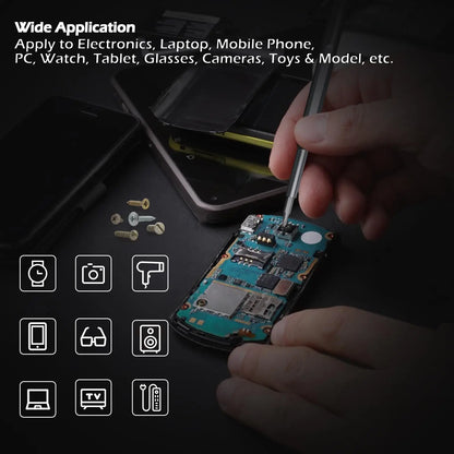 25-in-1 Precision Screwdriver Set – Magnetic Phillips, Torx & Hex Bits for iPhone, PC, Watch, Camera & Glasses