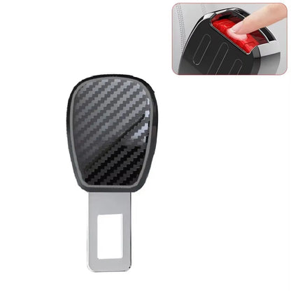 2PCS Car Seat Belt Clip Extender – Universal Safety Seatbelt Buckle Plug Adapter Insert Socket Extension for Cars