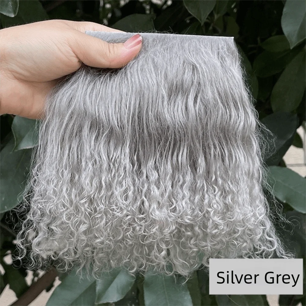 Mongolia Fur Sheepskin Curly Hair Extensions — Cute Wool Texture Wigs for SD, Blyth & BJD Dolls