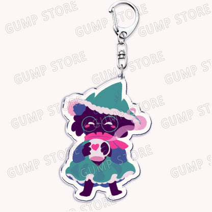 Deltarune & Undertale Keychains – Ralsei, Kris, Susie & Spamton Fan Gaming Accessories