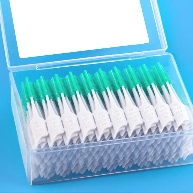 200-Piece Dental Floss Picks Set - Interdental Cleaning Tools for Daily Oral Hygiene and Dental Care