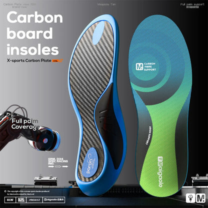 Mcgola 2024 Basketball Insole, Real Full-Length Carbon Plate, Strong Arch Support, High-Rebound Elastic Insole
