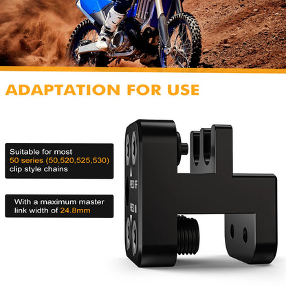 Universal Motorcycle Chain Alignment Tool - 520/525/530 Chain Press and Side Plate Tool for ATV Dirt Bikes
