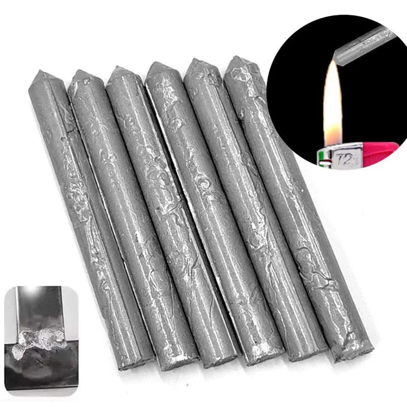 3/6 Pcs Low-Temp Welding Rods – Universal Arc Welding Accessories, Easy-Melt Aluminum Rods