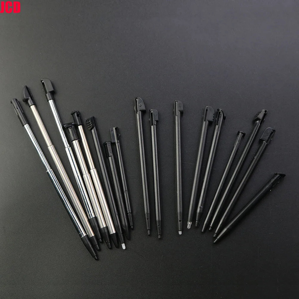 Black Plastic & Metal Telescopic Stylus Pen – Touch Screen Stylus for 2DS, 3DS, New 2DS LL/XL, New 3DS XL/LL, NDSL, NDSi, NDS & Wii