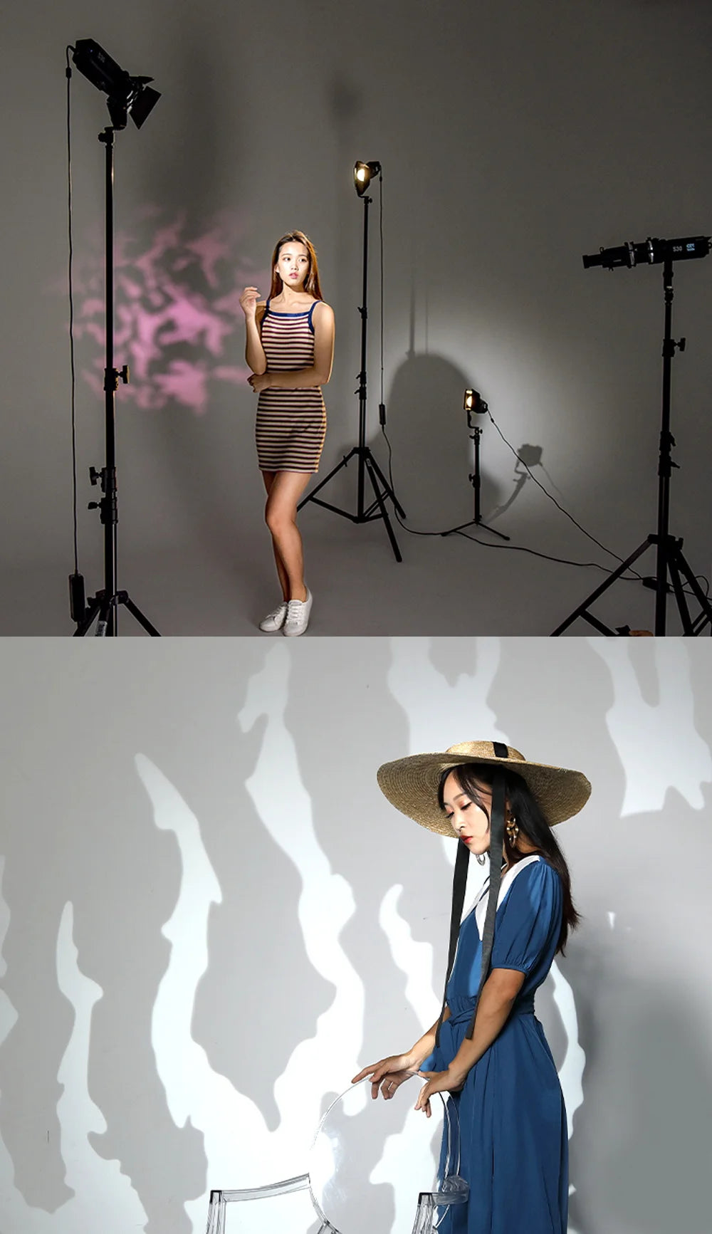 SOONPHO OT1 Graphic Cards – Optical Condenser Background Projection DIY Shade for Godox LED Lights
