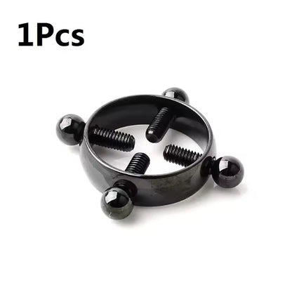 Adjustable Stainless Steel Nipple Clips - Clip-On Fake Nipple Piercing Jewelry for Women in Multiple Colors
