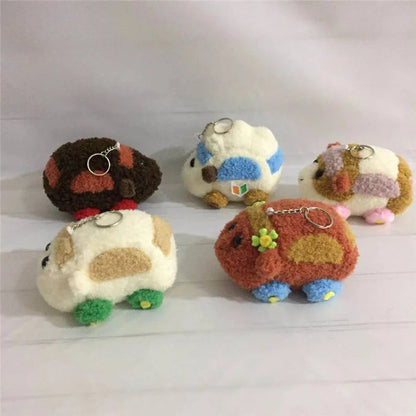 Cute PUI PUI Plush Toy Keychain – Anime Guinea Pig Stuffed Bag Pendant Birthday Gift