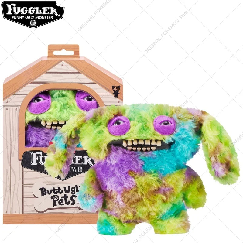 Original Fuggler Ugly Teeth Monsters Plush Toys – Butt Ugly Pets Snowman & Reindeer Dolls for Christmas & Kids Gifts