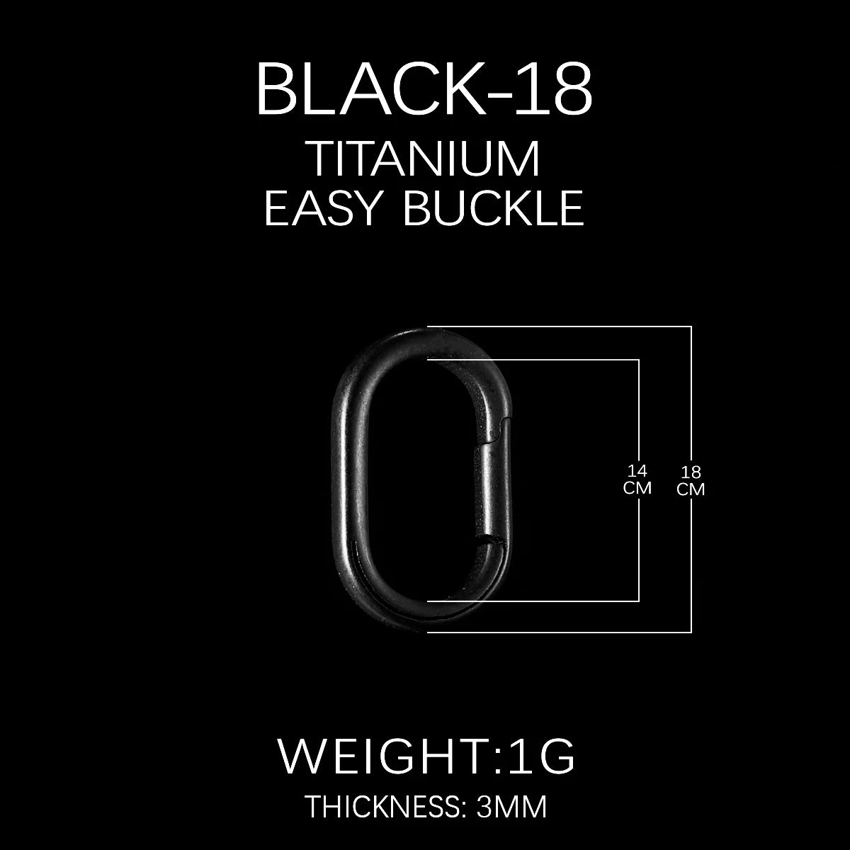 Luxury Titanium Key Ring Quickdraw — Lightweight EDC Carabiner Keychain for Men & Women