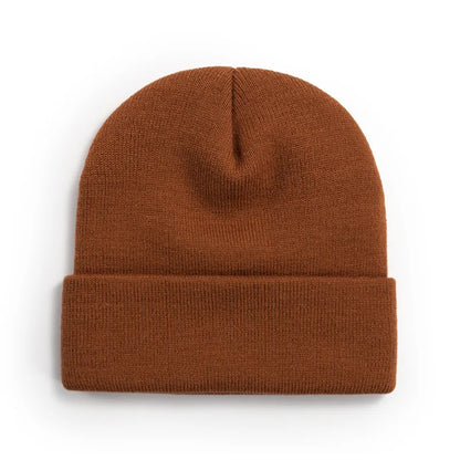 Winter Knit Beanie Hat - Warm Stretch Skull Cap for Boys Girls Adults in Black White Blue Pink & More Colors