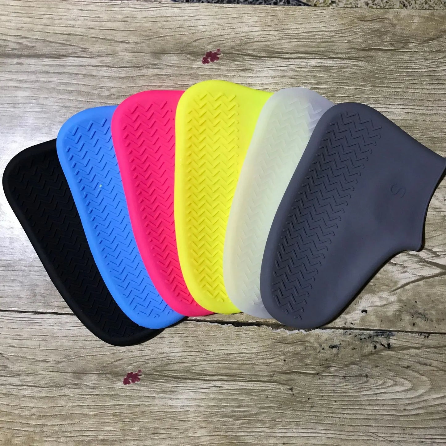 Reusable Waterproof Rain Shoe Covers – Non slip Silicone & Latex Outdoor Walking Shoe Protection