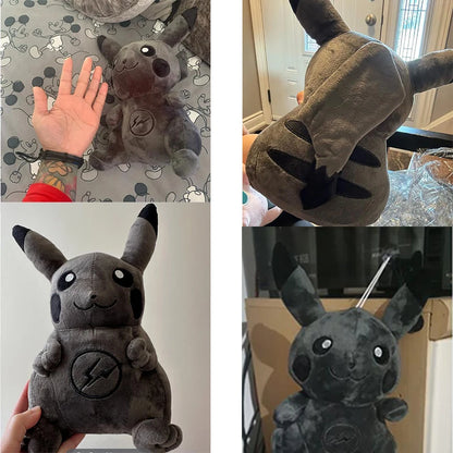 30cm Dark Pikachu Plush — Pokémon X Fragment Anime Kawaii Pop Doll, Pillow & Birthday Gift