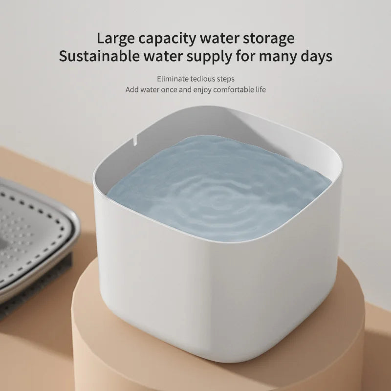 3L USB Cat Water Fountain – Automatic Filtered Water Dispenser for Cats