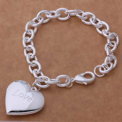 925 Sterling Silver Bead Bracelet – High-Quality Romantic Chain for Women, Fashion Jewelry Gift for Engagement, Party & Wedding