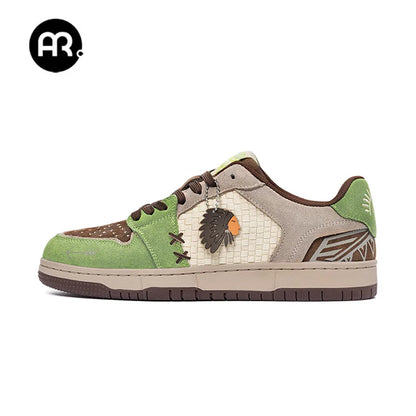 Men’s Retro Platform Sneakers - Luxury Skate Shoes Casual Streetwear