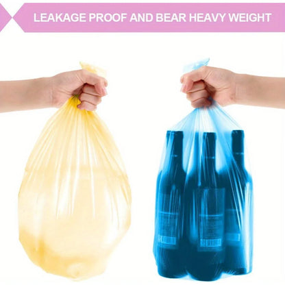 Thick & Durable Polyester Garbage Bags – 100 Count Roll, 45x50cm, Portable & Affordable for Home & Dorm Use