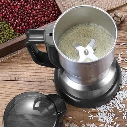 High Power Electric Coffee Grinder | Multifunctional Kitchen Machine for Cereal, Nuts, Beans, Spices, and Grains