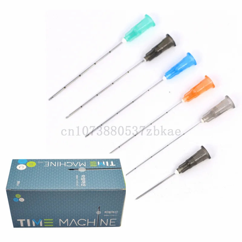 Disposable Blunt-Tip Cannula Needles — 22G-30G, 50mm & 70mm Micro Body Piercing Syringe