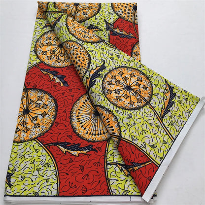 African Wax Print Fabric - Nigerian Ankara Batik Dutch Fabric for Women’s Dresses & Sewing Materials