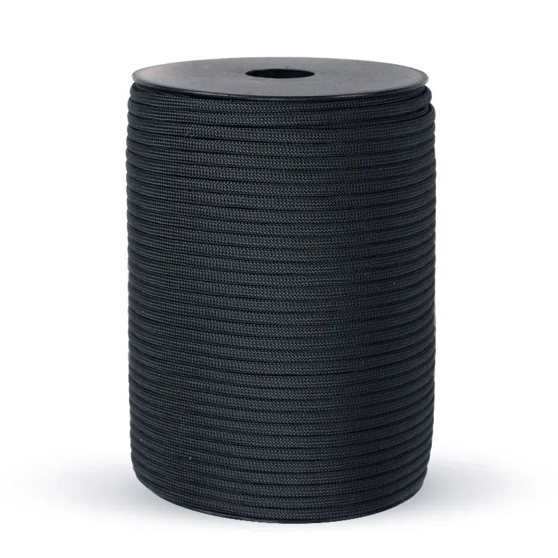 550 Military-Grade 9-Core Paracord Rope - 4mm Outdoor Survival Cord for Camping, Tents & Utility