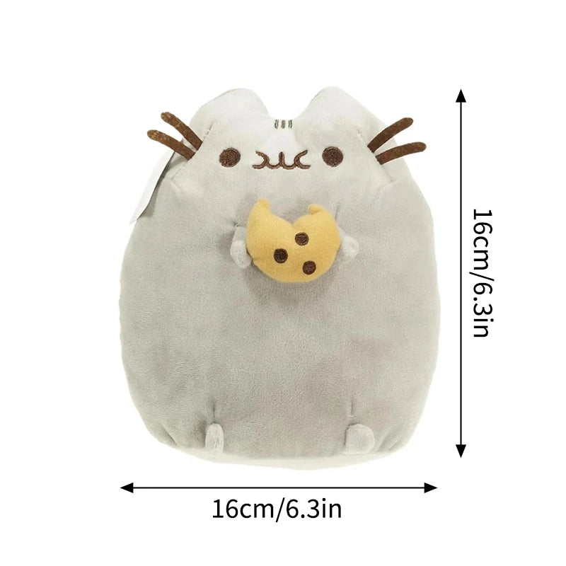 Cute Cat Plush Doll - Anime Ice Cream, Pizza, and Cake Stuffed Toy for Desk, Bedroom Decor, Birthday and Christmas Gifts