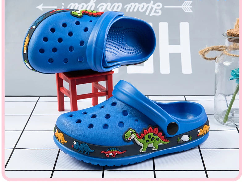 Cute Animal Baby Slippers – Summer Cartoon Sandals for Toddler Boys & Girls, Kids Beach Slides