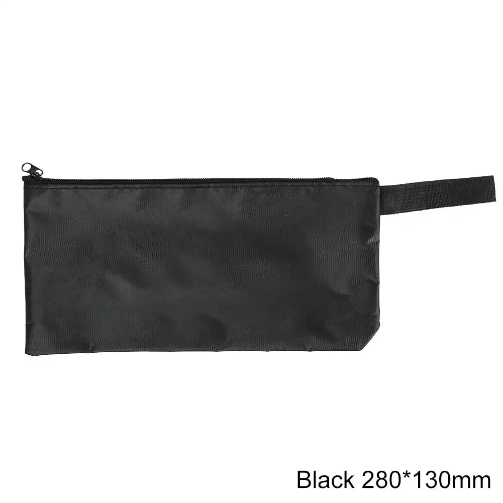 Waterproof Oxford Canvas Tool Bag — 420D Zipper Organizer, Portable Travel Storage Pouch for Tools & Accessories