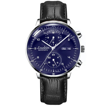 Men’s Fashion Mechanical Watch — 2023 Business Automatic Stainless Steel Luminous Designer Wristwatch