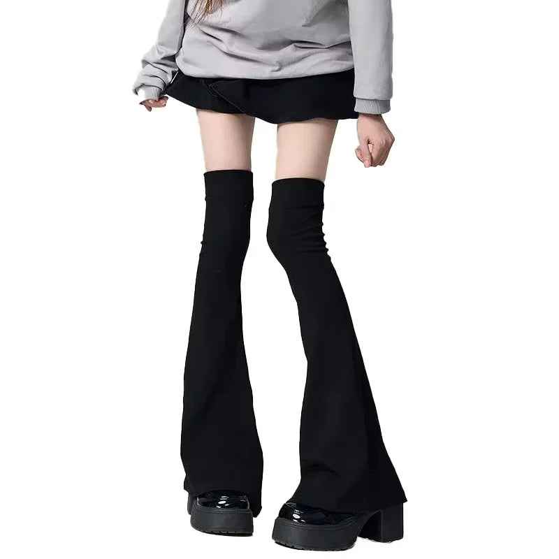 CHUANGERM Y2K Japanese Over-the-Knee Leg Stockings - Elastic Slimming Cuffs & Fashion Accessories
