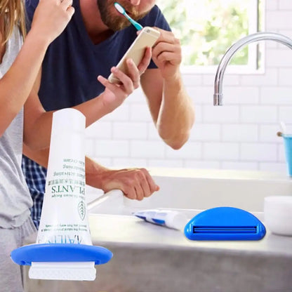 Multifunction Manual Toothpaste Dispenser – Cream Tube Squeezer & Bathroom Paste Extruding Clip Clamp