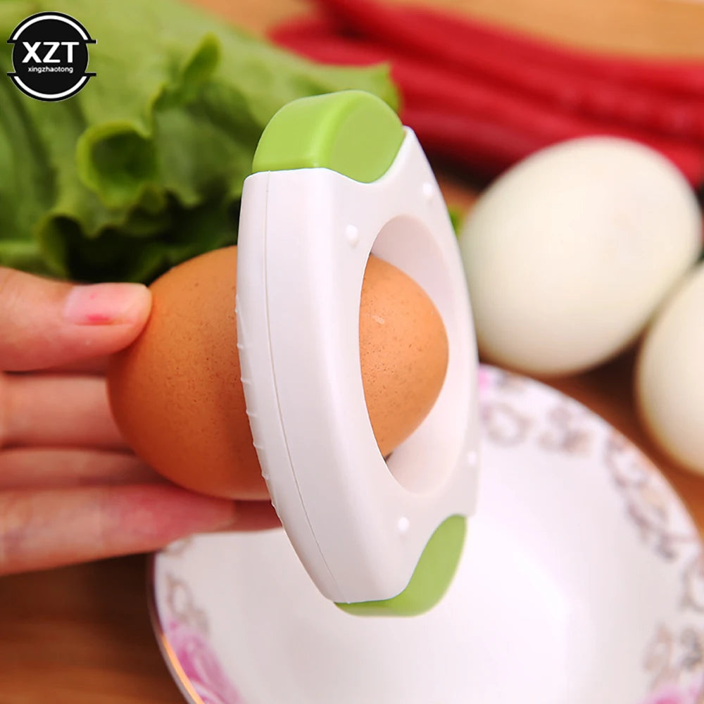 Cute Boiled Egg Shell Topper Cutter - Kitchen Essential for Easy Egg Cup Removal - Household Baking Accessory