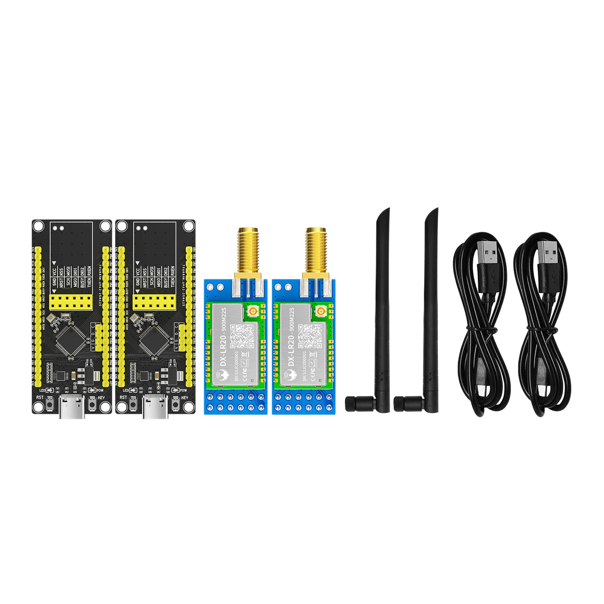 LLCC68 LoRa Wireless Module - DX-LR20 22dBm Long-Range SMD RF Module for 433/475/868/915MHz Frequencies