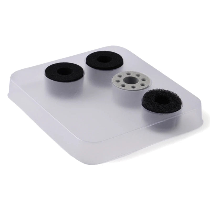 4 Pair/Set Precision Ring Sponge Sleeves - Shock Absorber Positioning for PS4, PS5, Xbox One, Switch Controllers
