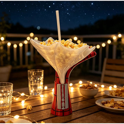 3D Spider Popcorn Bucket - Creative Multifunctional Snack Cup & Desktop Decor