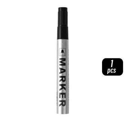 Permanent Waterproof Paint Marker Pen – Quick-Dry Black Ink for Tires, Oily Surfaces & Signature Writing Stationery Tool
