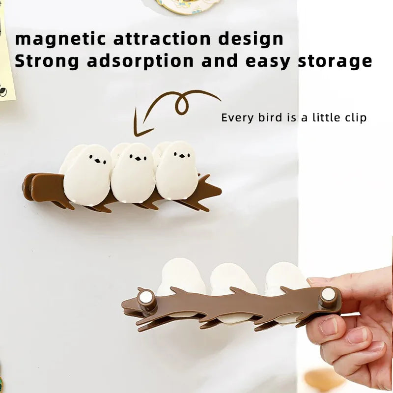 Magnetic Food Bag Sealing Strip - Moisture-Proof Snack & Powder Storage Clip