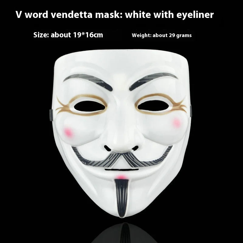 Halloween Ghostface Mask – Kamen Ball V Character Full-Face Horror Movie Costume Toy & Gift