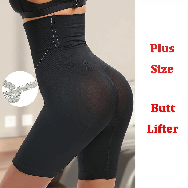 High Waist Trainer Panties: Women's Shapewear Slimming Sheath for Tummy Control, Hip & Butt Lifter - Mid Thigh Body Shaper