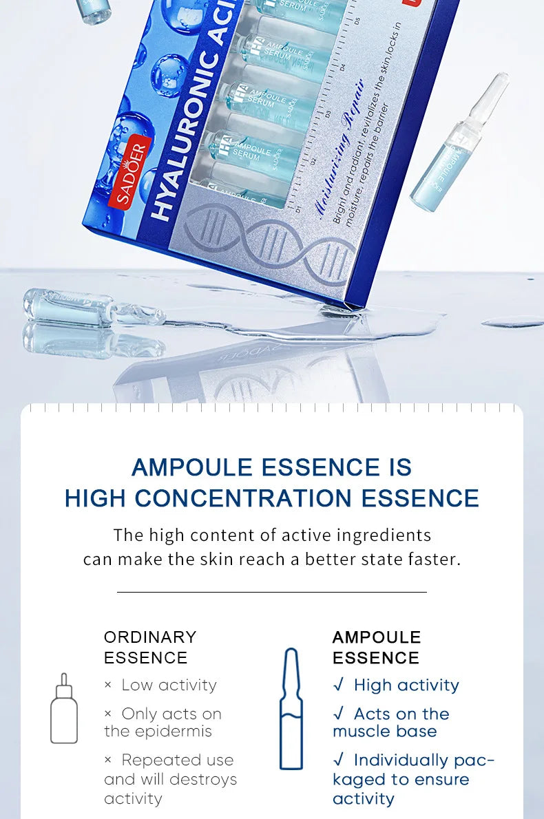 Vitamin C Face Serum – Whitening, Dark Spot & Freckle Removal, Hyaluronic Pore Minimizer & Anti-Aging Essence