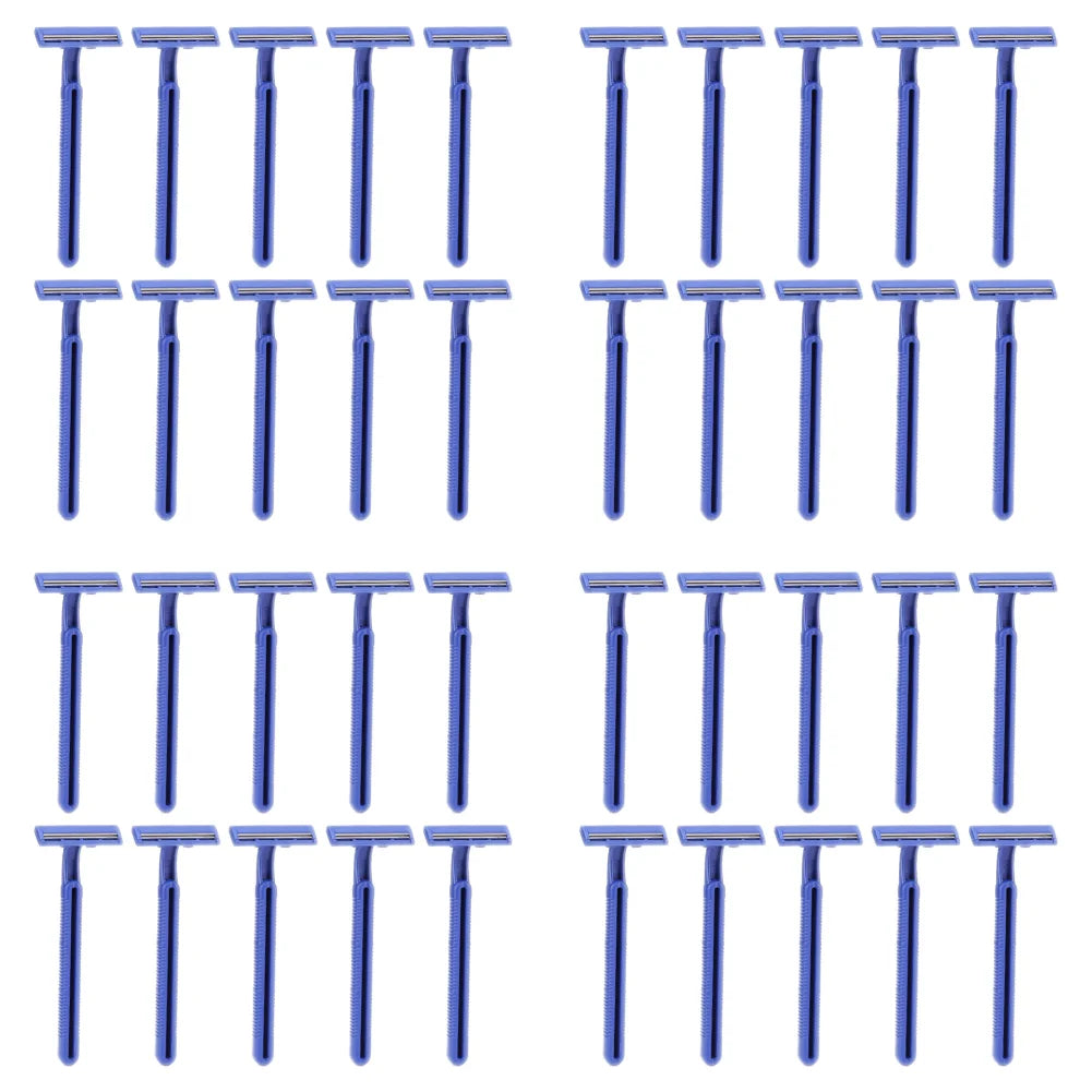 Disposable Whisker Shaver Set – 300+10PCS Stainless Steel 2-Layer Blade Razors for Men & Women