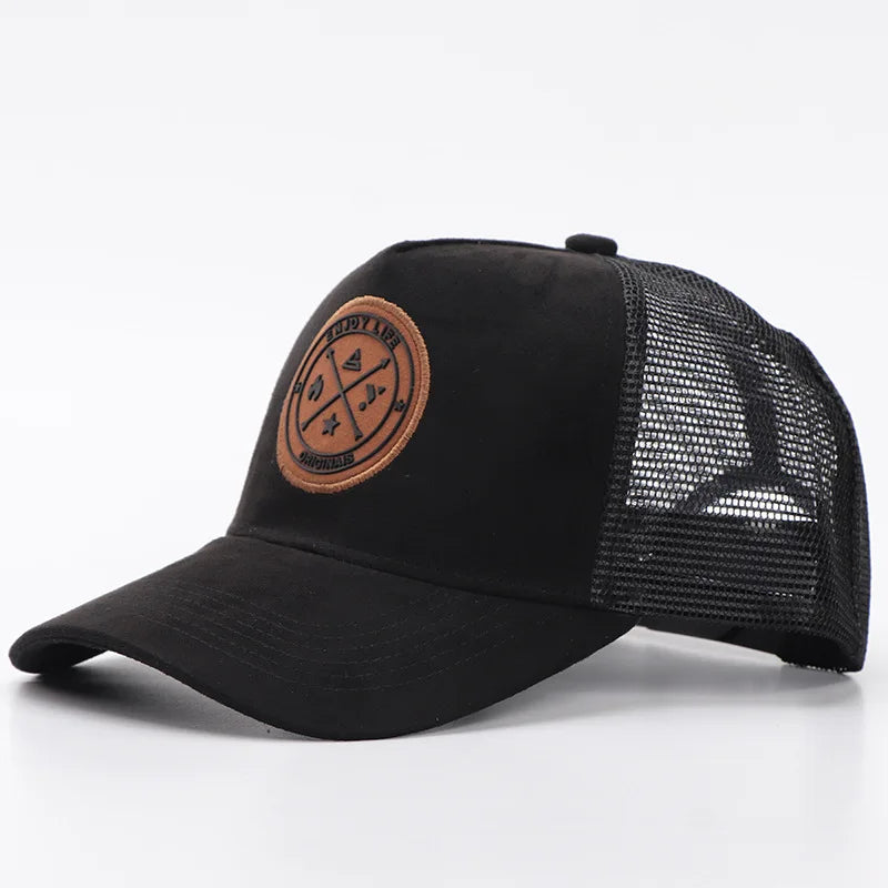 Unisex Cotton Mesh Trucker Hat - Multi Color Casual Summer Baseball Cap for Men & Women