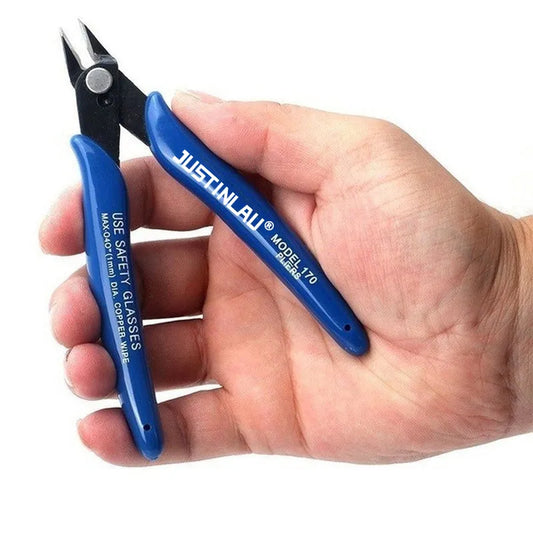 Carbon Steel Diagonal Pliers | Electrical Wire Cable Cutters | Flush Cutting Side Snips Hand Tools