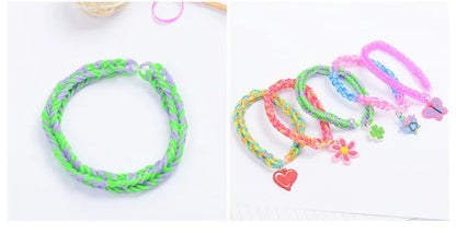 Creative Rainbow Loom Bands Set – Colorful DIY Rubber Bracelet Making Kit for Girls’ Crafts & Birthday Gifts