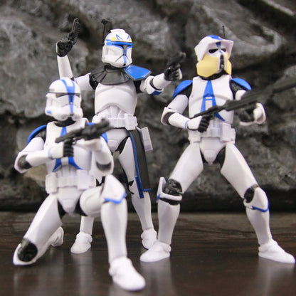 Star Wars 6" Action Figures – 501st Legion ARC & ARF Troopers, Rex, Jesse, Bane, Denal, Tup, Dogma Clone Toy