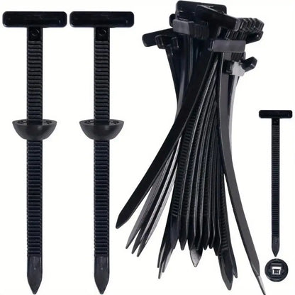 Cable Tie Buckle Clips - Core Nail Fastener Clips for Fender, Trunk & Panel Repair