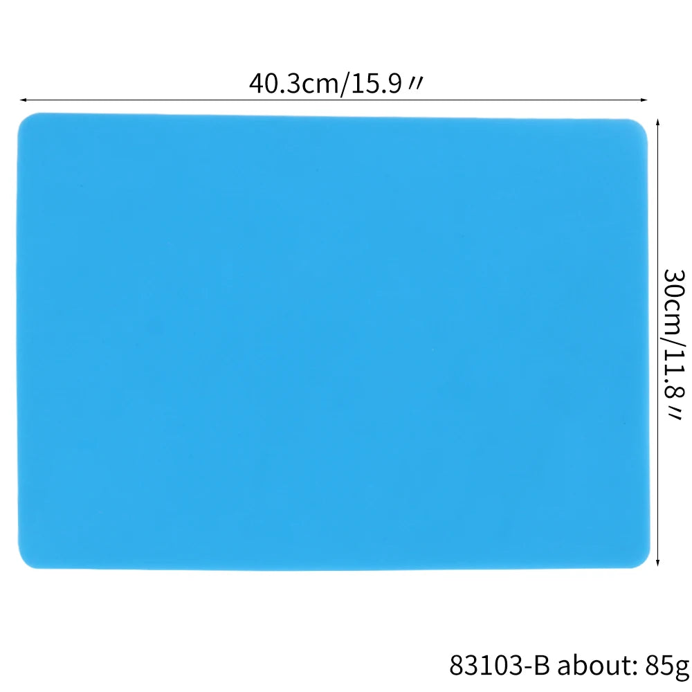 Silicone Table Protector Placemat 40x60cm – Heat Resistant, Waterproof, Non-Slip Mat for Kids Crafts & Kitchen Counter