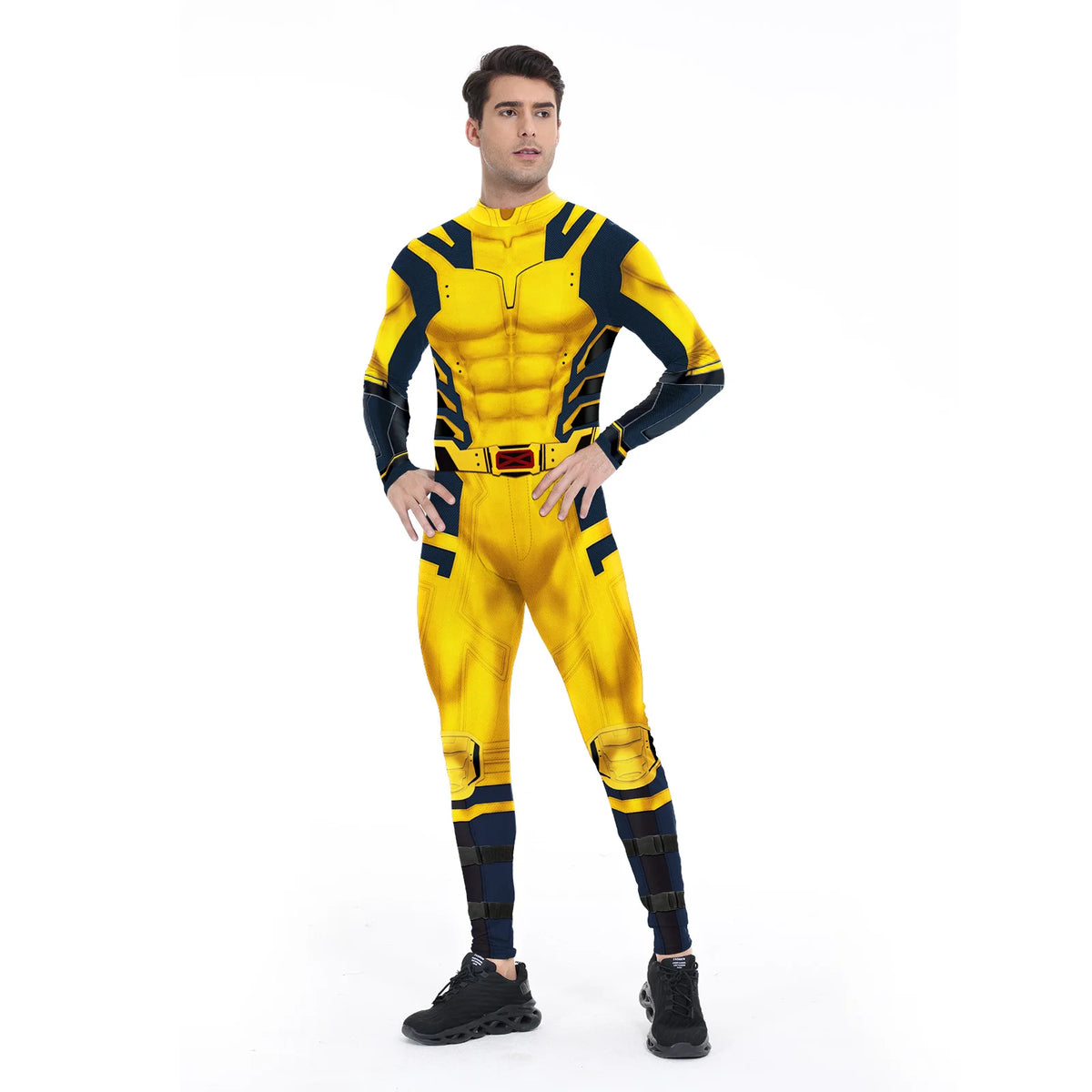 Wolverine Deadpool Cosplay Jumpsuit - Superhero Zentai Bodysuit for Kids & Adults, Halloween Party Costume