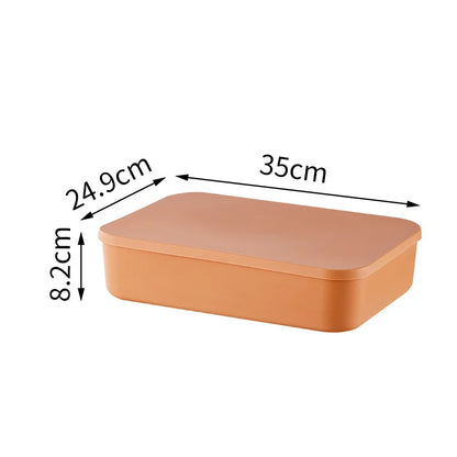 Plastic Storage Box Organizer – Stackable Colorful Baskets for Jewelry, Lipstick, Toys, Underwear & Desktop Snacks