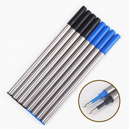 High-Quality Stainless Steel Ballpoint Pen – Business Signing Pen with Replaceable Refill for Office & School